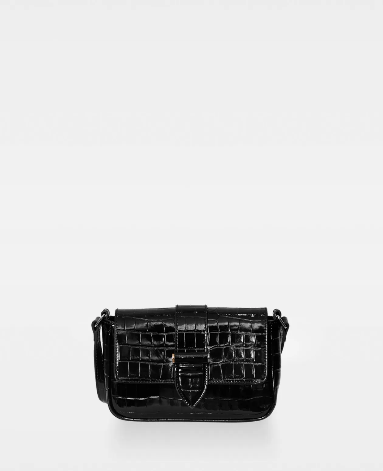 Decadent Copenhagen Crossbody<April Croco Black