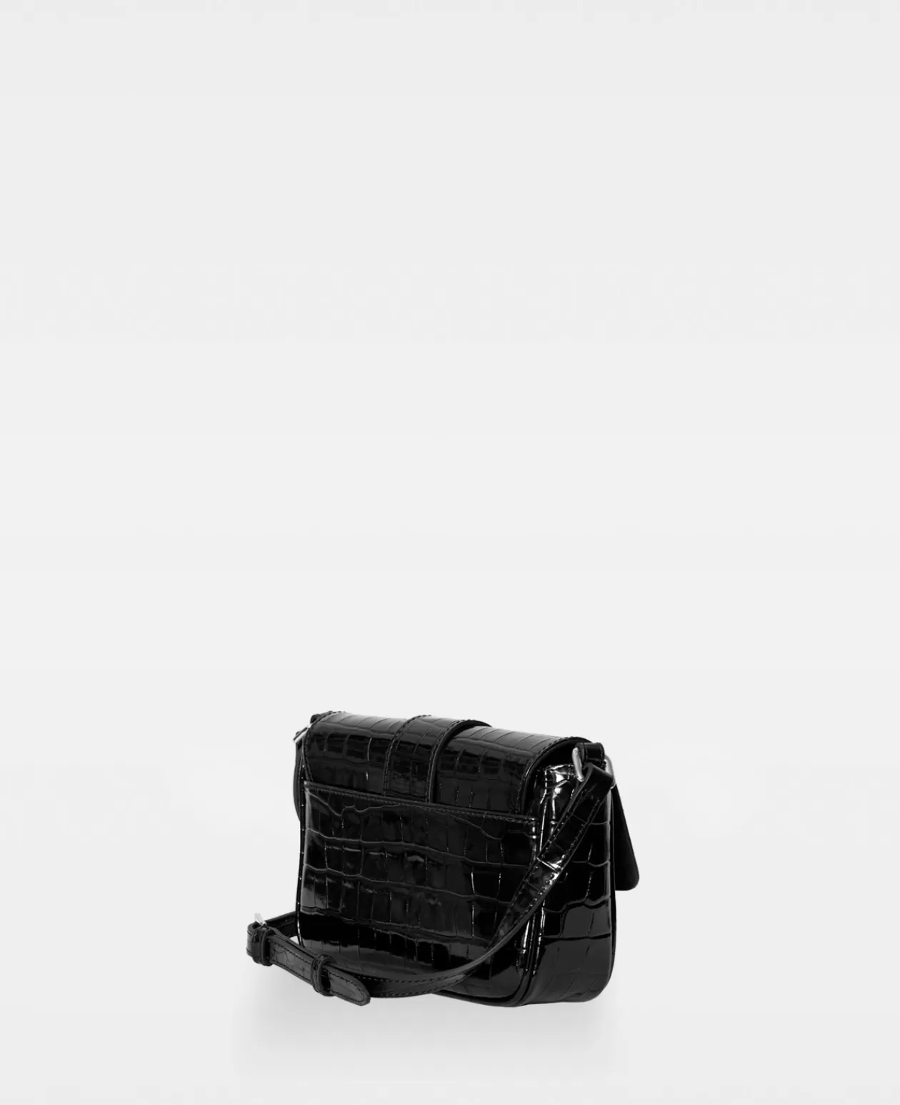 Decadent Copenhagen Crossbody<April Croco Black