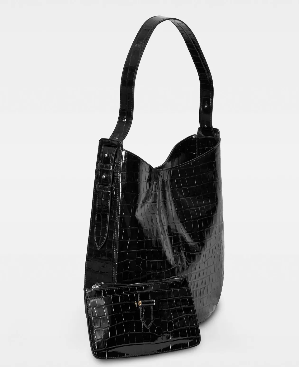 Decadent Copenhagen Working Bags<Farrah Croco Black