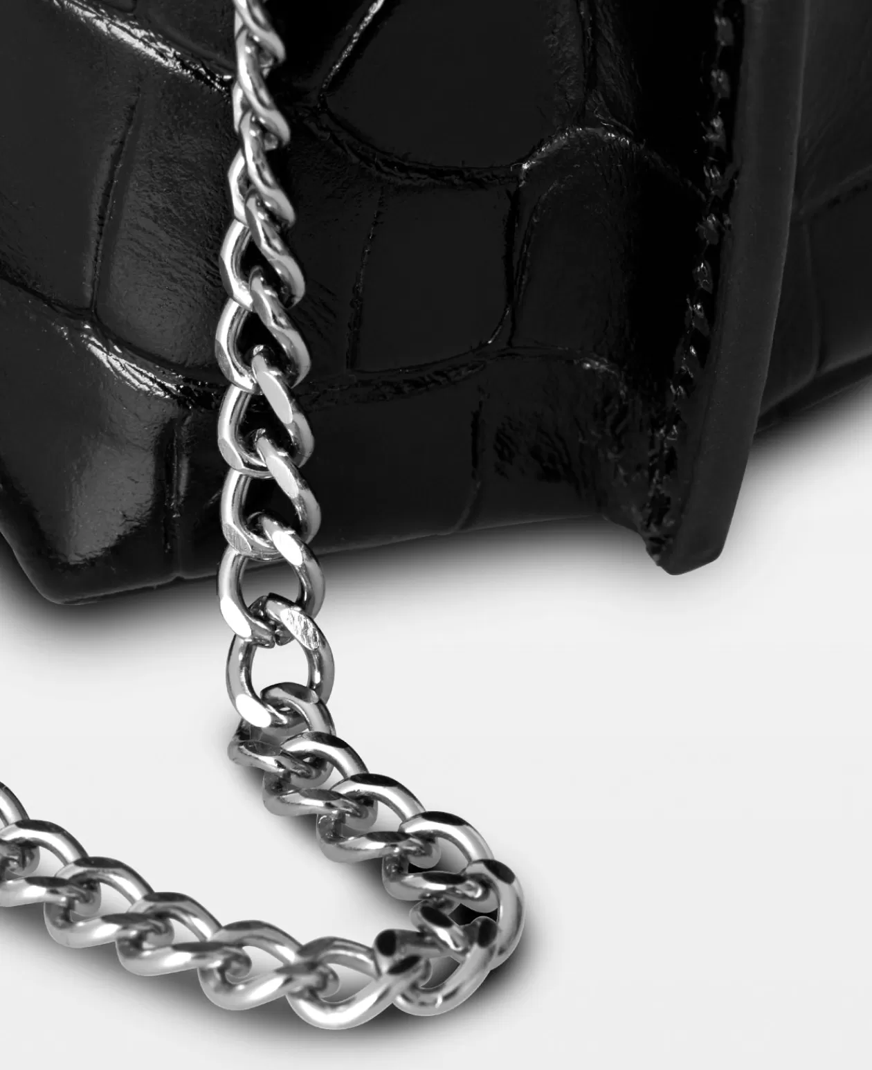 Decadent Copenhagen Crossbody<Palma Croco Black